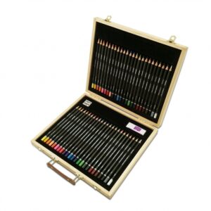 Derwent Academy Color/Watercolor Pencil 48 Wooden Box